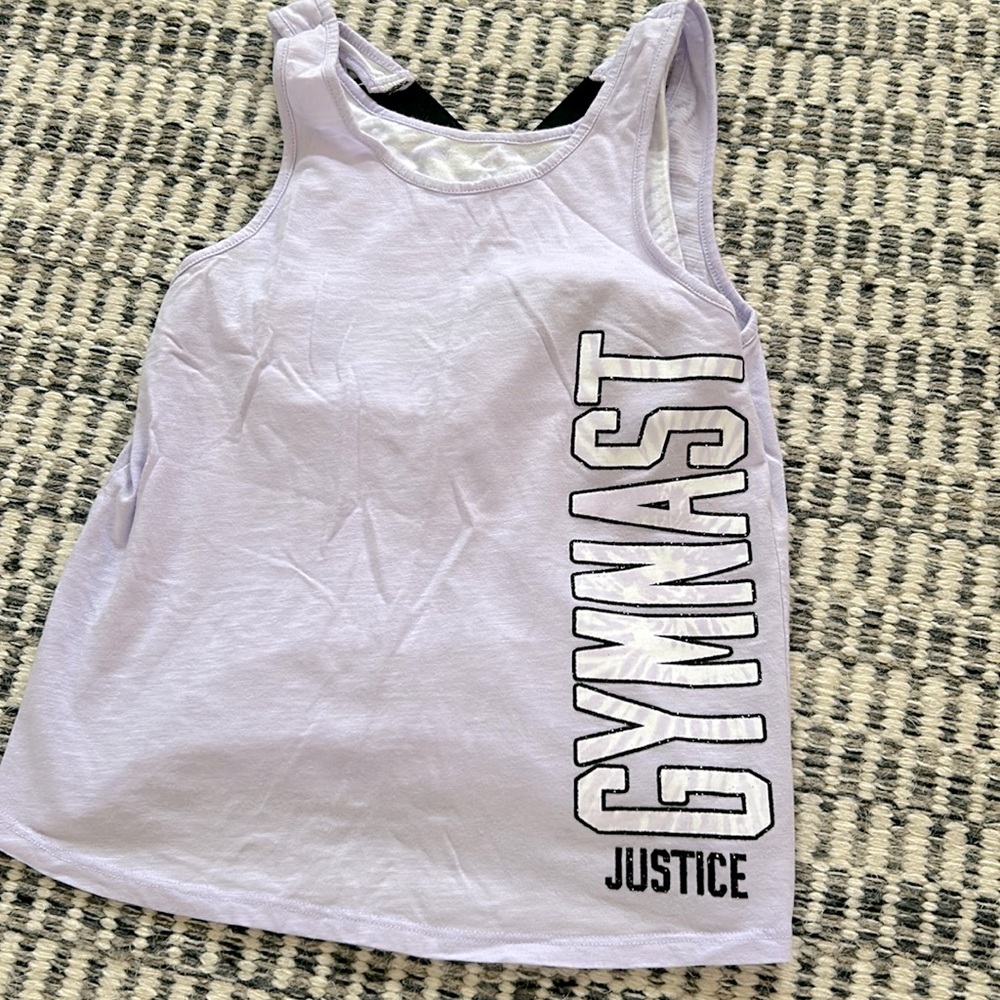Justice Active Top w/ built-in bra
